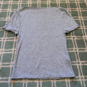 J Crew ribbed boatneck tee M